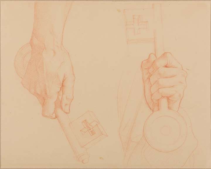 Two Hands Holding Keys
